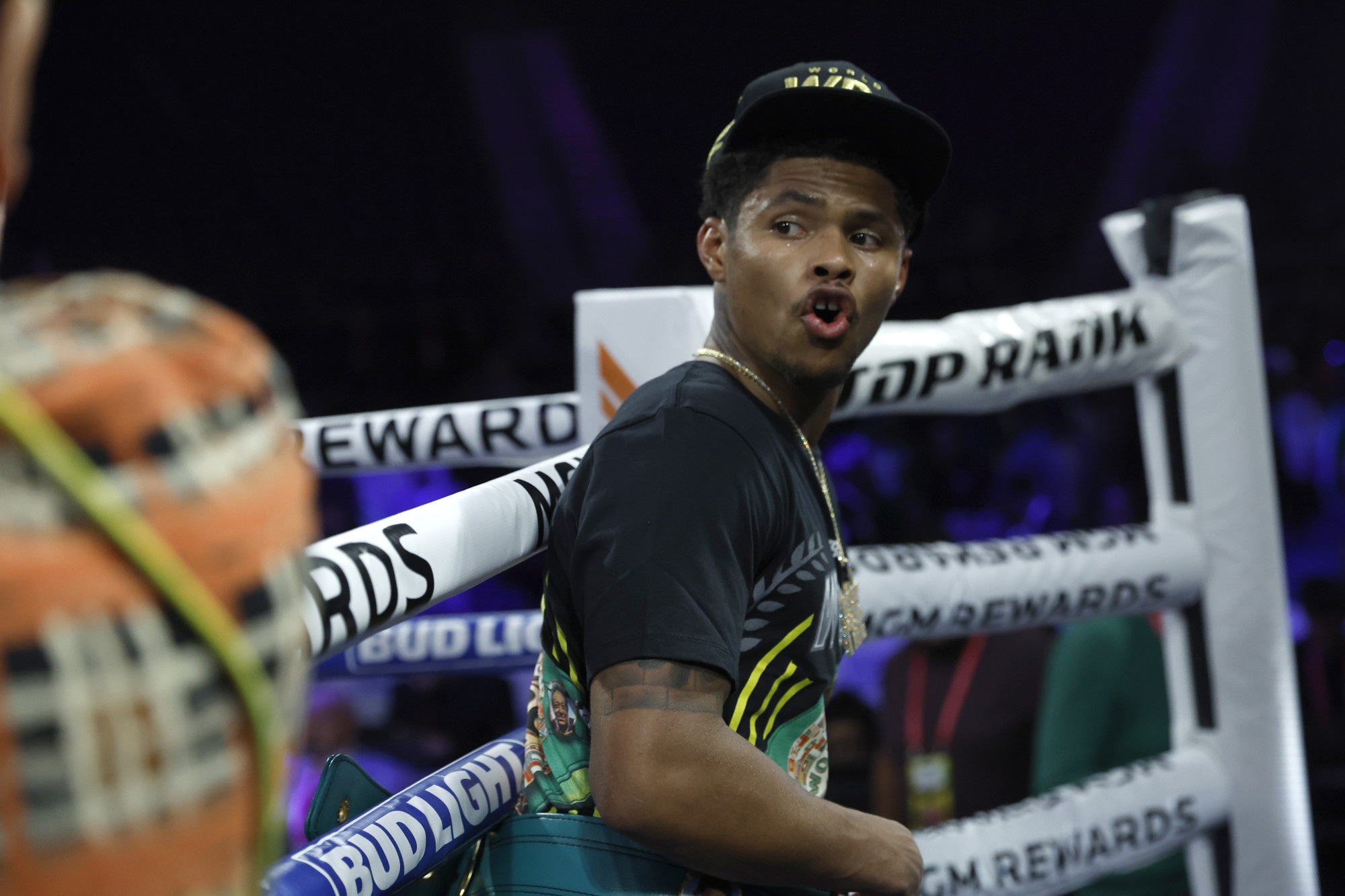 Shakur Stevenson üzent Teofimo Lopeznek